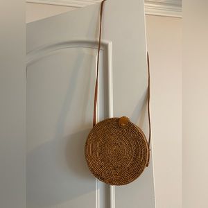 Ellen & James Raffia Circle Bag